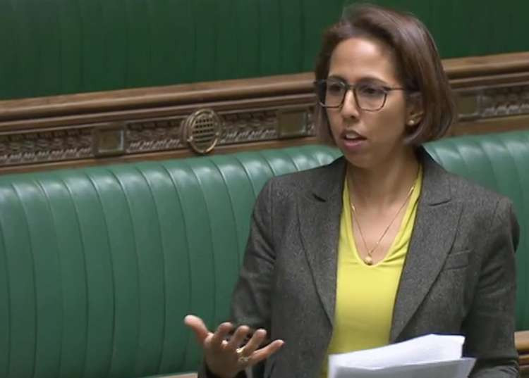 Teddington MP Munira Wilson spoke out against the rail service cuts in Parliament today