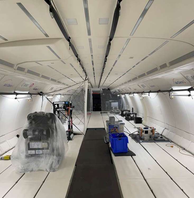 Inside the flying lab