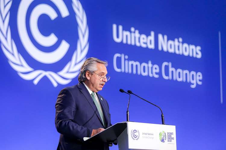 President of Argentina Alberto Fernández at COP26 (Image: Casa Rosada, Argentina Presidency of the Nation, CC BY 2.5 AR)