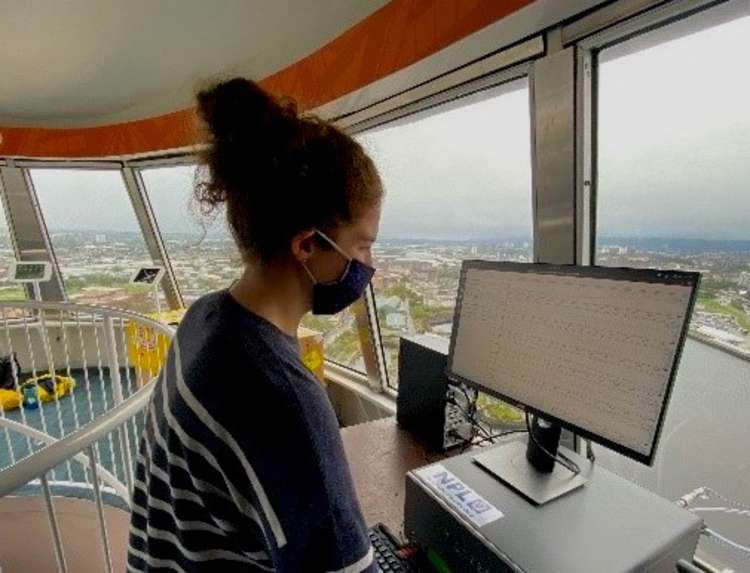 Scientists from Teddington NPL are in Glasgow to measure the emissions at the conference (Image: NPL)