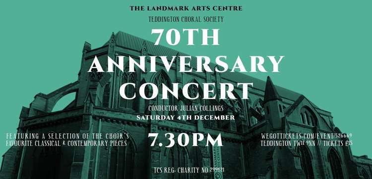 Teddington Choral Society celebrates 70 years next month