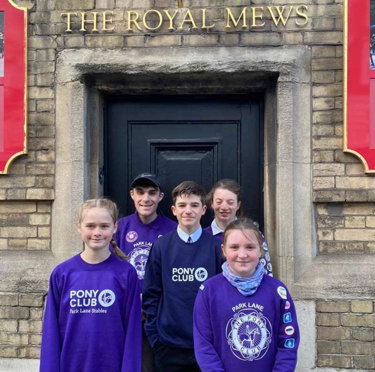 Teddington's Park Lane Stables on their royal day out at Buckingham Palace (Image: Park Lane Stables)