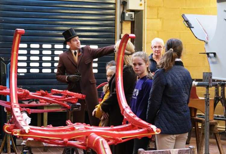 Senior team members took the groups on a tour (Image: Park Lane Stables)