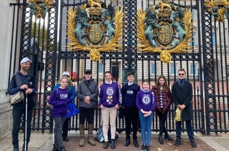 At the palace gates (Image: Park Lane Stables)