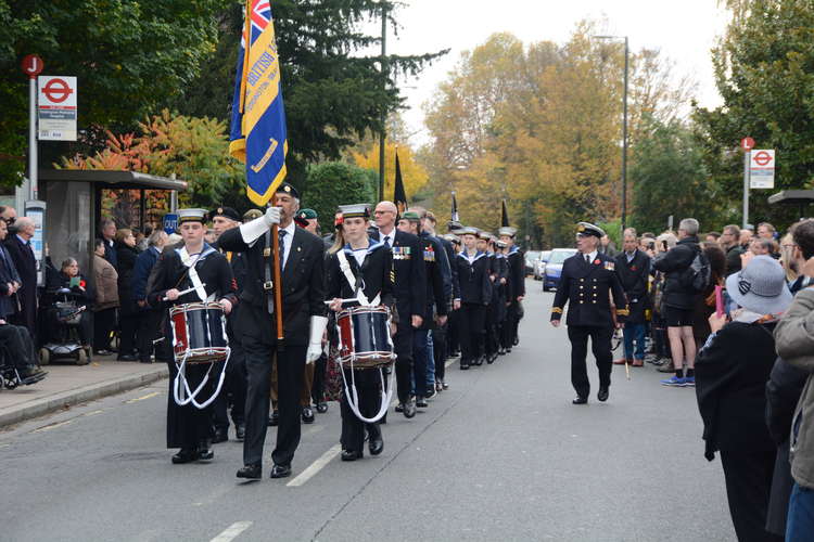 Members of the RBL led the parade (Image: Fred Squire)