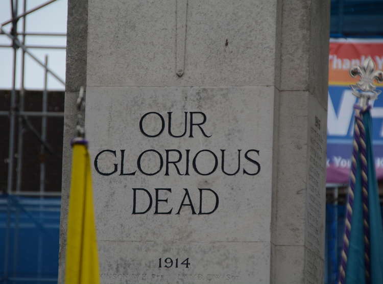 Teddington cenotaph - lest we forget  (Image: Fred Squire)