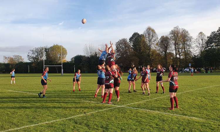 A scene from the closely fought match against Hammersmith and Fulham (Photo: Lara Miller)