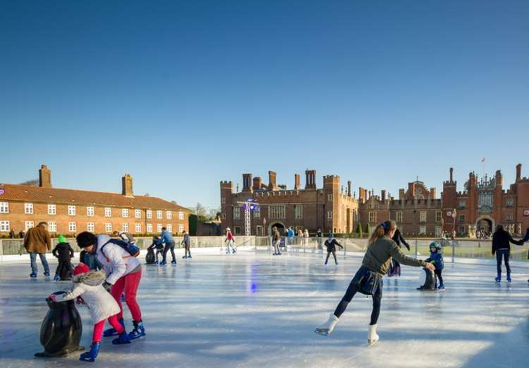 Hampton Court Palace's magical ice rink returns for more festive fun this year (Image: Hampton Court Ice Rink)