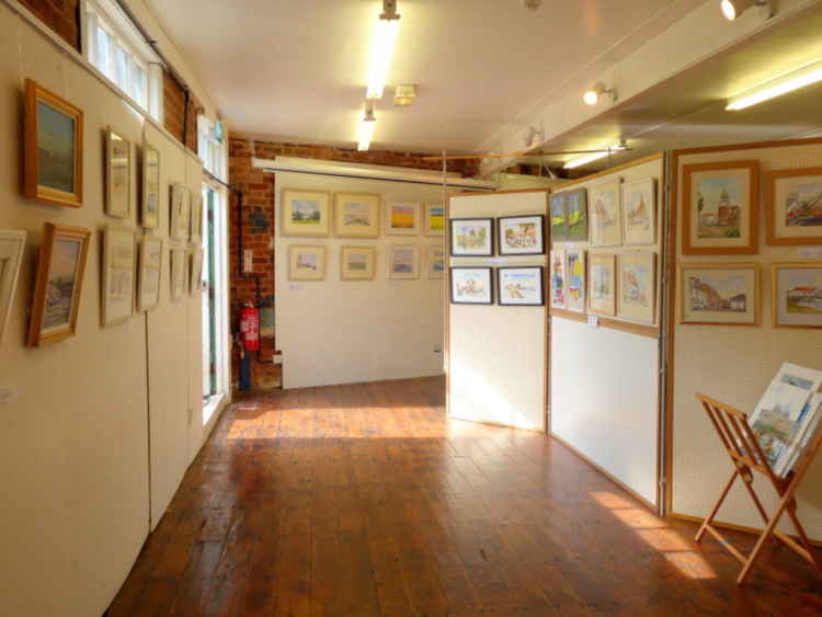 Burnham Art Trail Hub, art trail exhibition pieces at Burnham Museum. You can scroll through more pictures here.