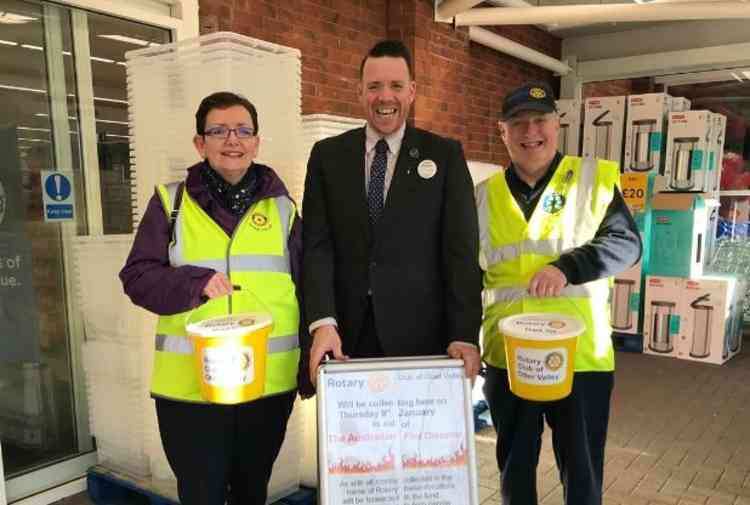 Pictured (L-R): Caroline Thornton, Duncan Sheridan-Shaw and Mike Huxtable