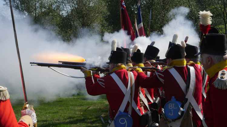 A Napoleonic reenactment (credit: Alan Balding)