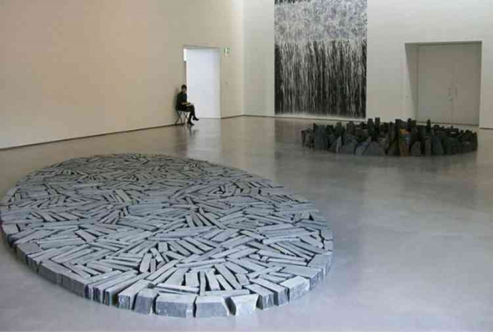 Temporary exhibition of the work of Richard Long at The Hepworth in Wakefield. Picture courtesy of Poliphilo.