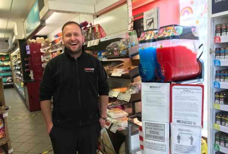 Feniton Spar Shop Manager, Gary Grove