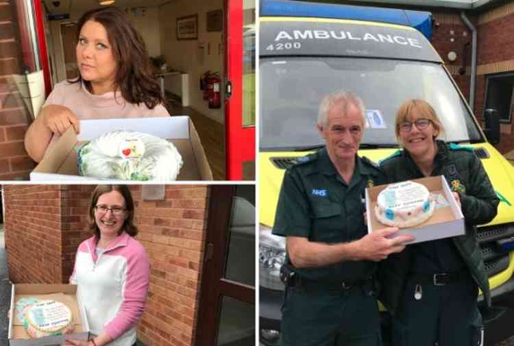 Pictured: (top left) Claire Bottomely, (bottom left) Helen Brandom, (right) Dave Leach and Debbie Paxman