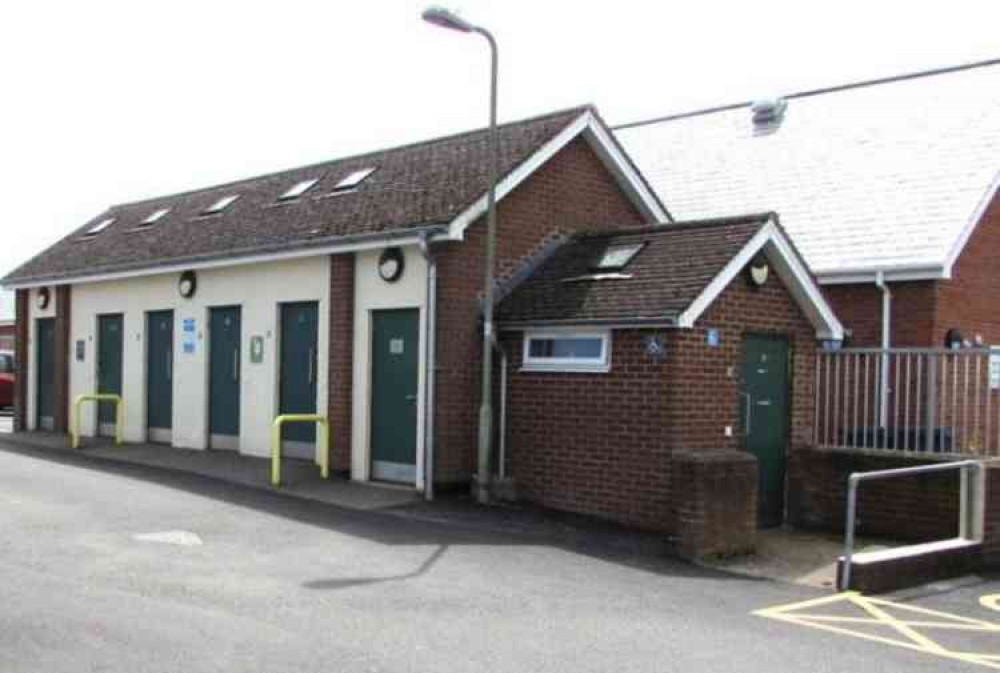 Public toilets in King Street car park in Honiton