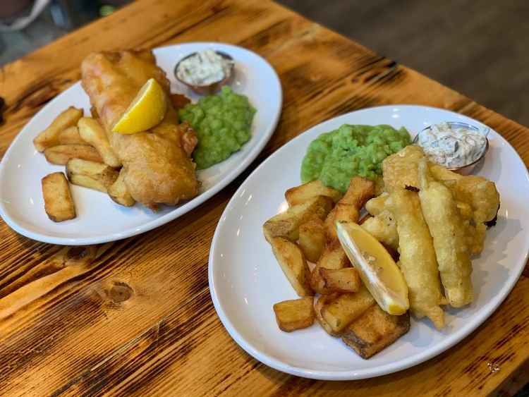 Bruv's Fish and Chips and Halloumi and Chips