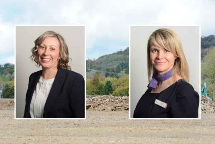 Pictured (L-R): Mandy and Carol, Taylor Wimpey Sales Executives for Mountbatten Mews