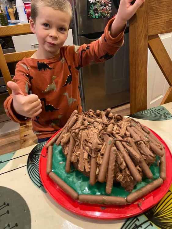 This edible lodge was big enough for a whole family of Beavers plus a lake for them to swim in