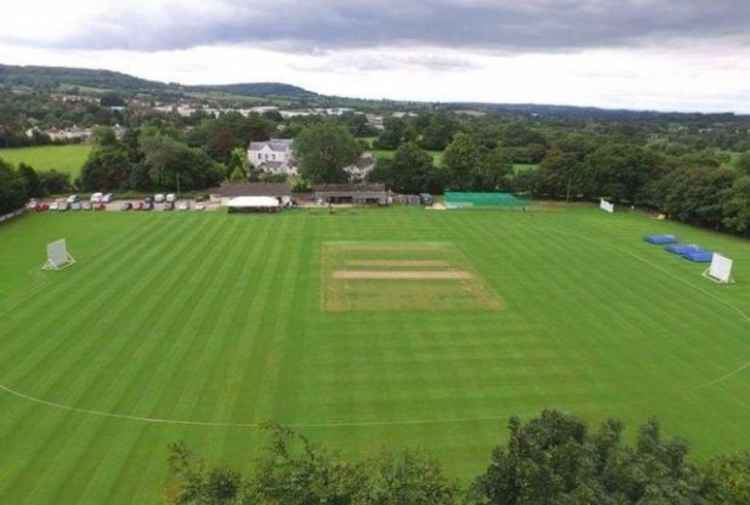 The cricket ground at Mountbatten Park on Ottery Moor Lane