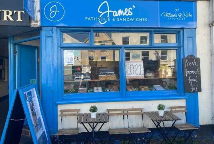 James' patisserie and sandwich shop