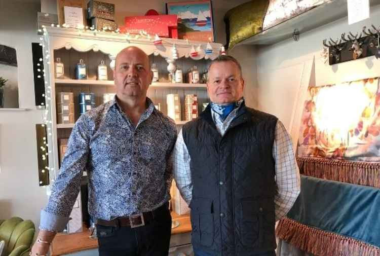 Simon Green and Alastair Peart owners of newly opened 4 You From Me
