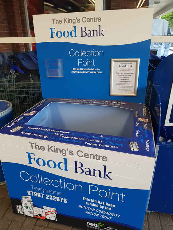 Collection point at Tesco Honiton