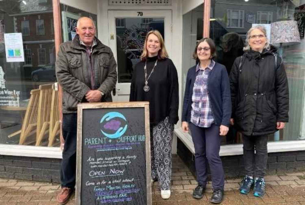 Pictured (L-R): Steve Craddock, Sarah Glover, Sheila Edwards and Rebecca Bradley-Carter