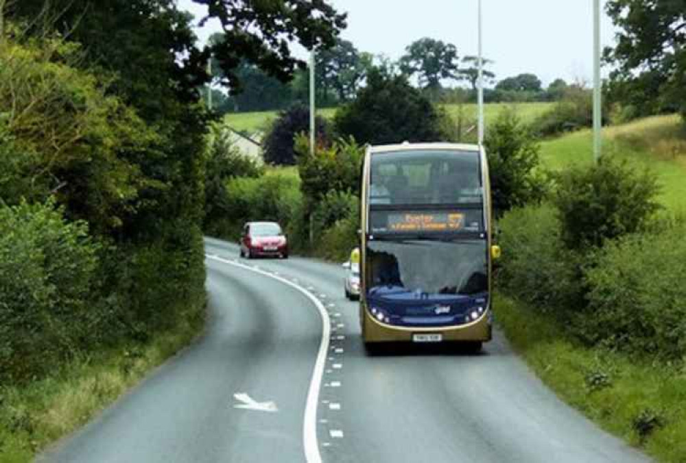 One of Devon's Stagecoach buses. Picture by Geograph