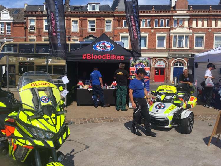 The event highlighted the all-important subject of organ donation, while also giving local charities, groups and causes a platform to showcase their own work within the community. Photo: Devon Freewheelers