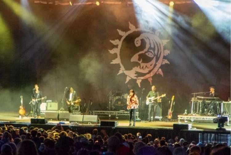 Imelda May, main stage, Sunday night. Picture by Cliff Smith Photography