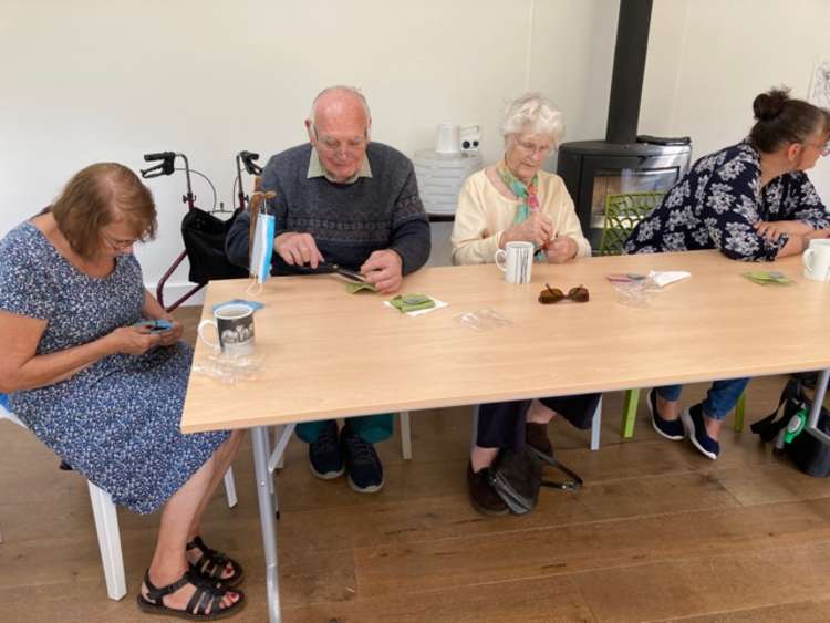 Barbara East, Ron Webb, Ann Mitchell and Lisa Lloyd