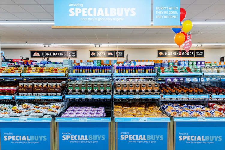 The refurbished interior of the store