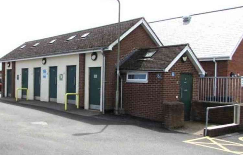 The toilet block at King Street, to be closed and maybe demolished under the district council's proposals