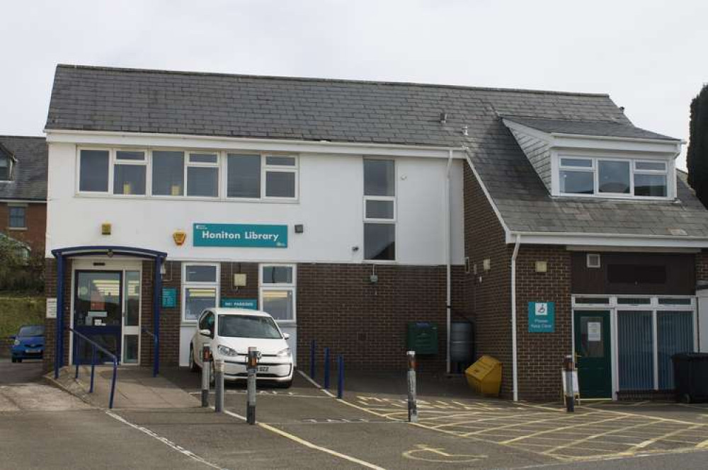 Honiton Library, New Street on Monday 11 October. Nub News/ Will Goddard