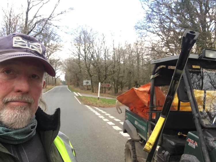 Honiton Litter Pickers member Rob Waldron