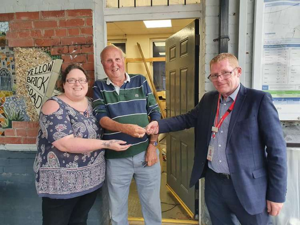 (From the left) Sarah Troop, Bob Adams and Alan Whyld from Abellio