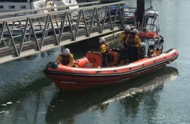 The volunteer helm was called upon by the HM Coastguard this morning (Credit: Burnham-on-Crouch RNLI)