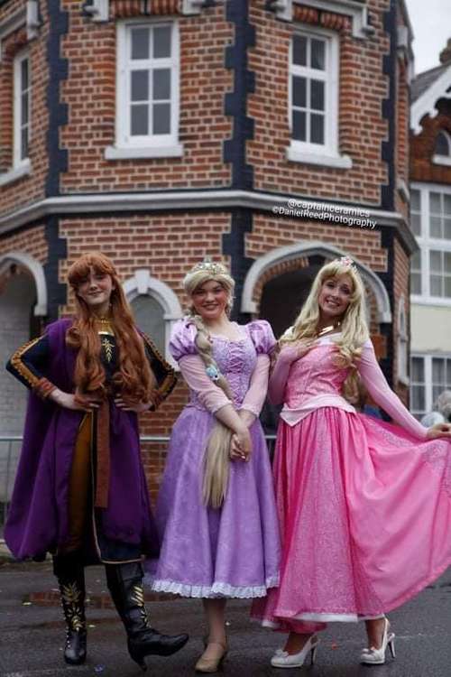 Fairytale princesses walked around during the day (Credit: Daniel Reed)