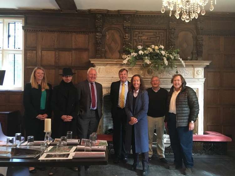 (From the left) Claire, Jon-Paul, Duncan, Mr Whittingdale, Cllr Fleming, Gerald and Trudi at Creeksea Place (Photo: Creeksea Place)