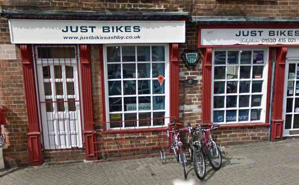 Just Bikes was broken into during the early hours of Sunday morning. Photo: Instantstreetview.com