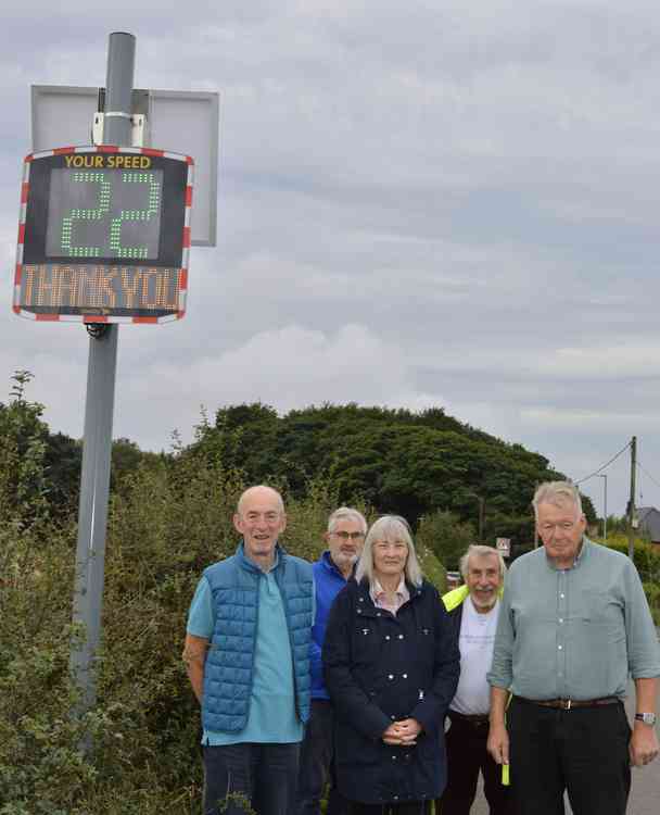 Campaigners say the solar-powered device will help keep speeds down in Blackfordby