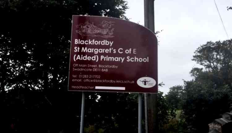 The school in Blackfordby has been closed for the day. Photo: Ashby Nub News