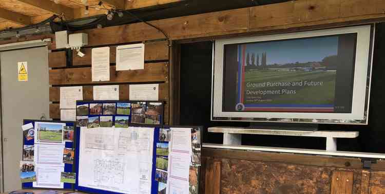 The club invited people to view plans for the Lower Packington Road ground