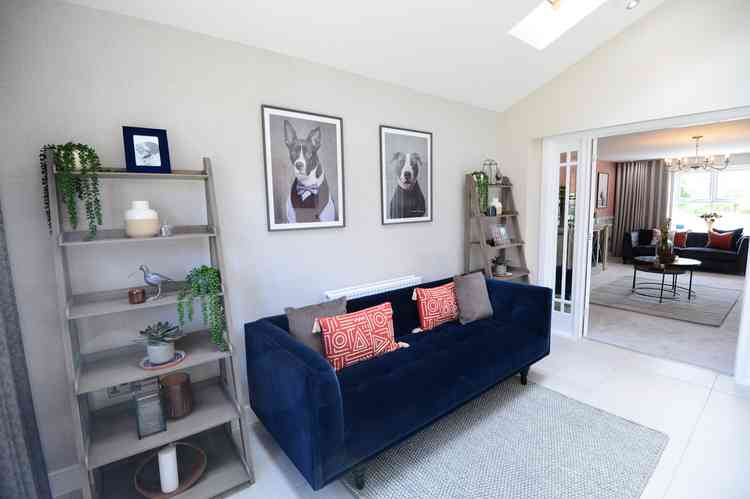 An interior image of a showhome at Heathlands