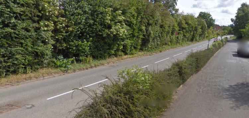 The vehicle ended up in a ditch in Heather Lane. Image: Instantstreetview.com
