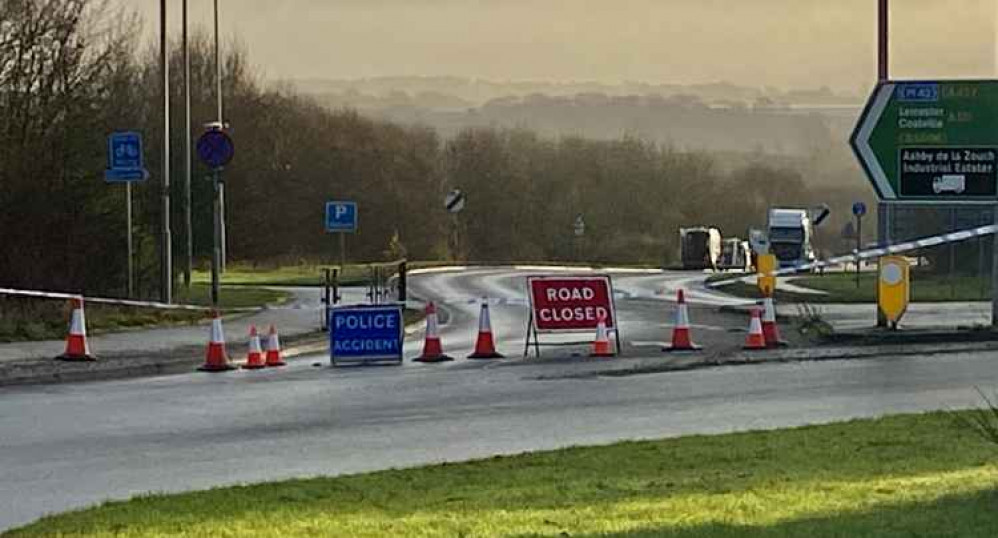 Ashby By Pass Closed Between Smisby And Boundary After Serious