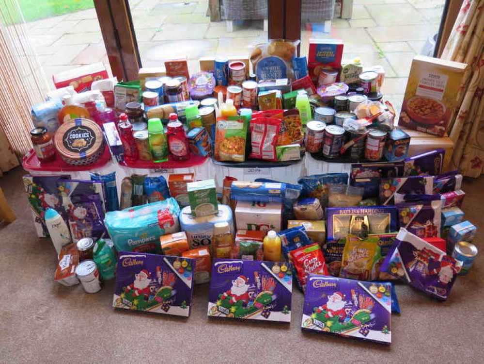 These were the donations taken to Ashby Foodbank by the Nursery last month