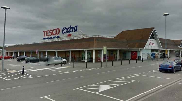 Tesco Extra in Ashby. Photo: Instantstreetview