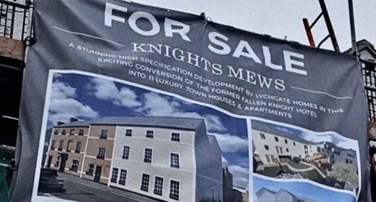 The new Fallen Knight development in Kilwardby Street