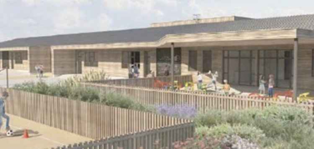 An artist's impression of how the new school will look